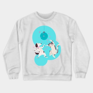 animals dancing Crewneck Sweatshirt